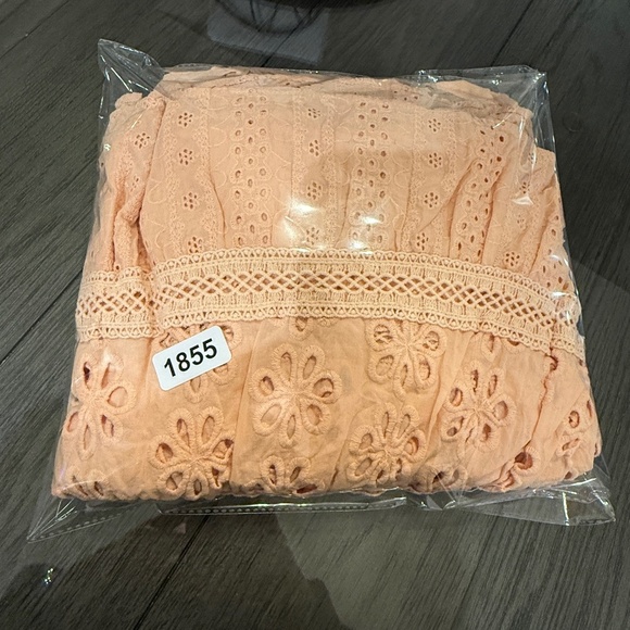 A Collective Story eyelet Midi Dress peach 31855 - Picture 8 of 8